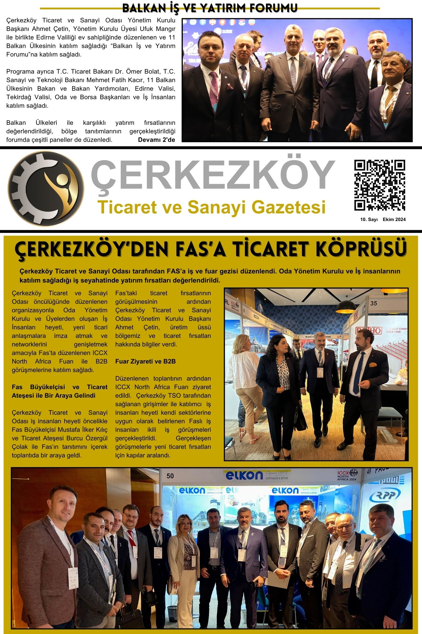 Çerkezköy Ticaret ve Sanayi Gazetesi