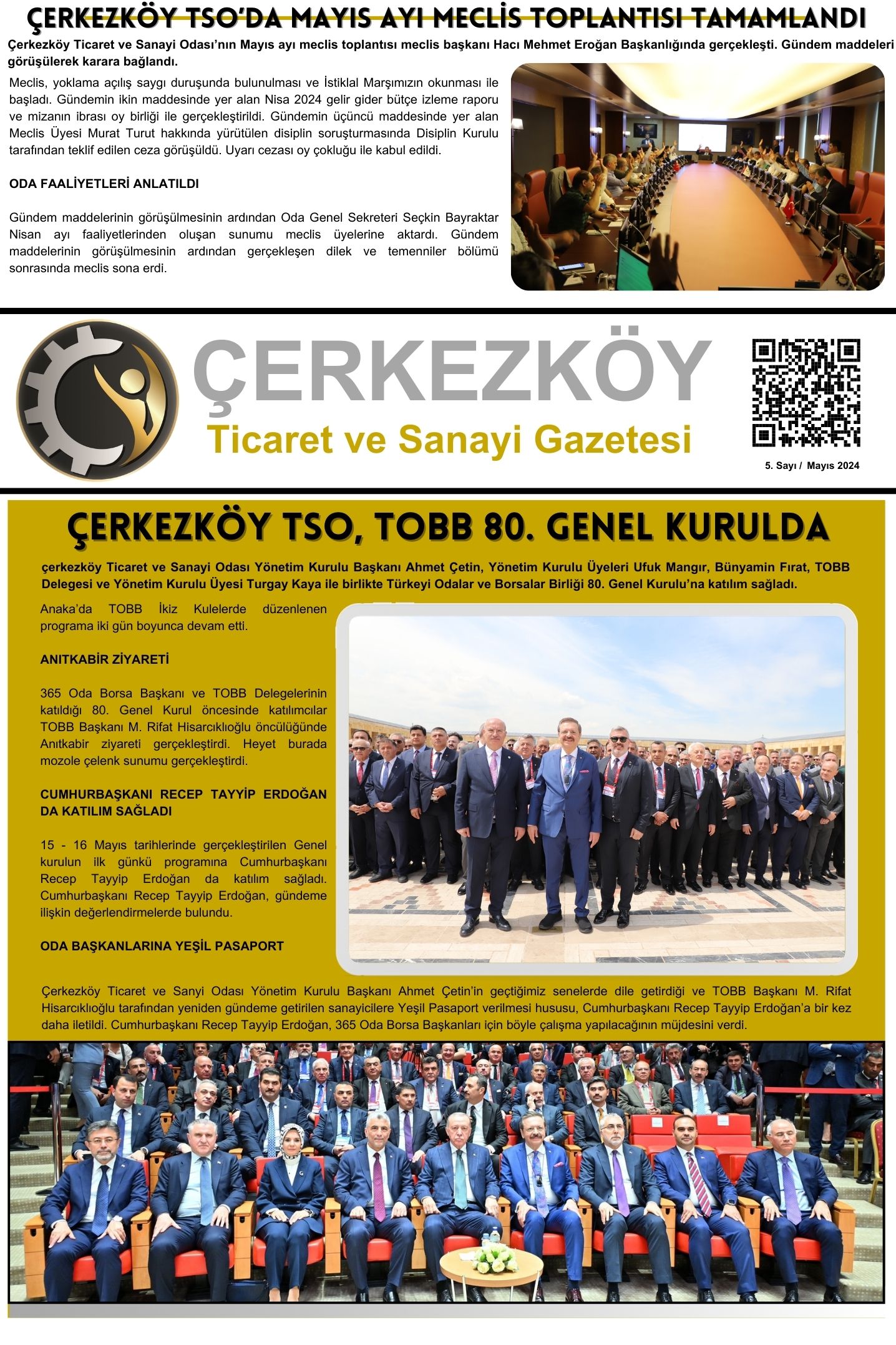 Çerkezköy Ticaret ve Sanayi Gazetesi Sayı 5