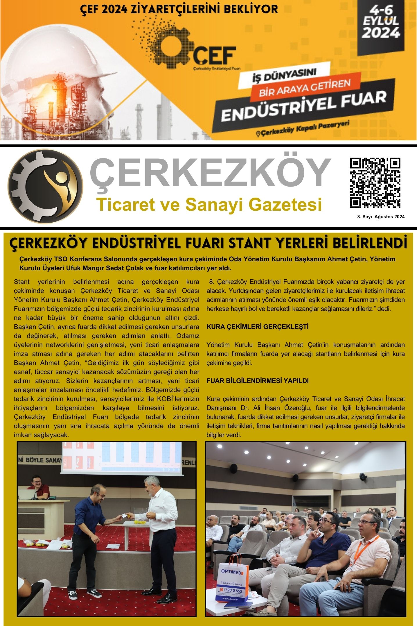 Çerkezköy Ticaret ve Sanayi Gazetesi Sayı 8