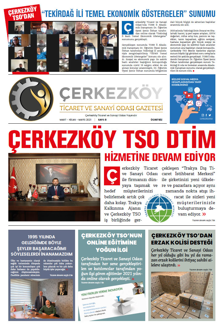 Çerkezköy Ticaret ve Sanayi Gazetesi